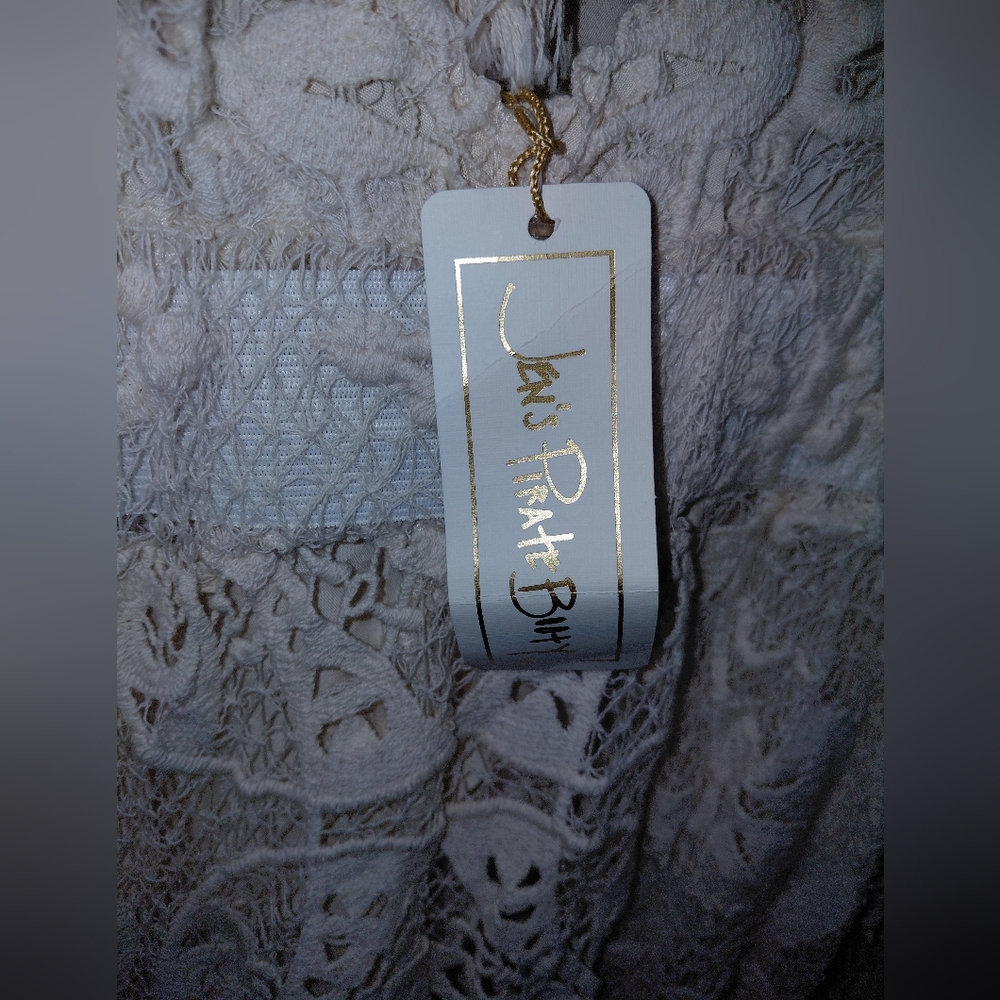 Jen's Pirate Booty Reflection Lapis Lace Maxi Dress Cream/Natural - Picture 10 of 16